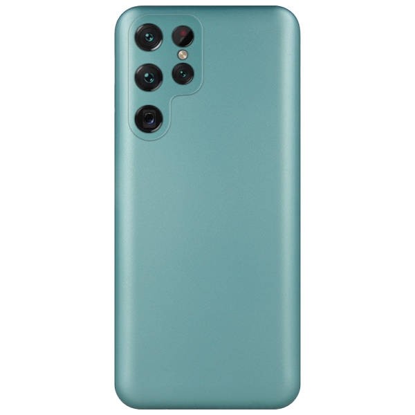 Samsung Galaxy S22 Ultra 5G Θήκη Σιλικόνης Πράσινη Metallic Silicone Case Green