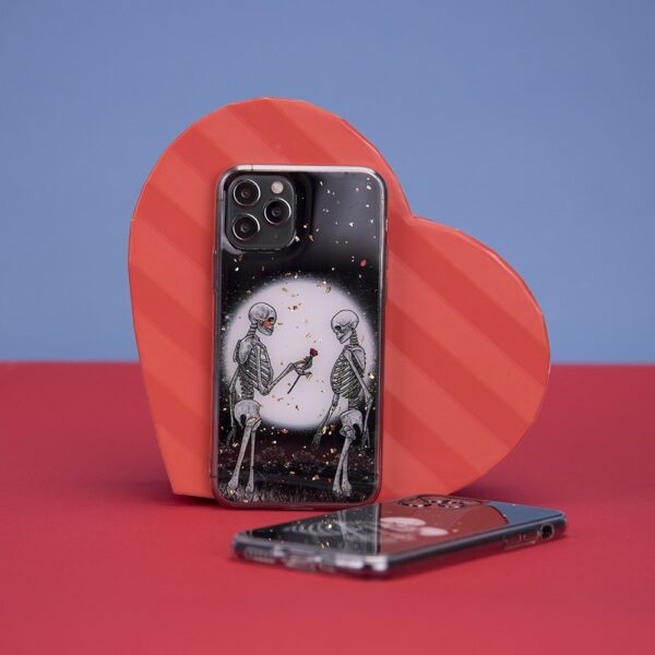 Samsung Galaxy A03s Θήκη Σιλικόνης Romantic Skeletons 2 Case