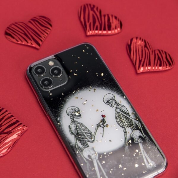Samsung Galaxy A03s Θήκη Σιλικόνης Romantic Skeletons 2 Case
