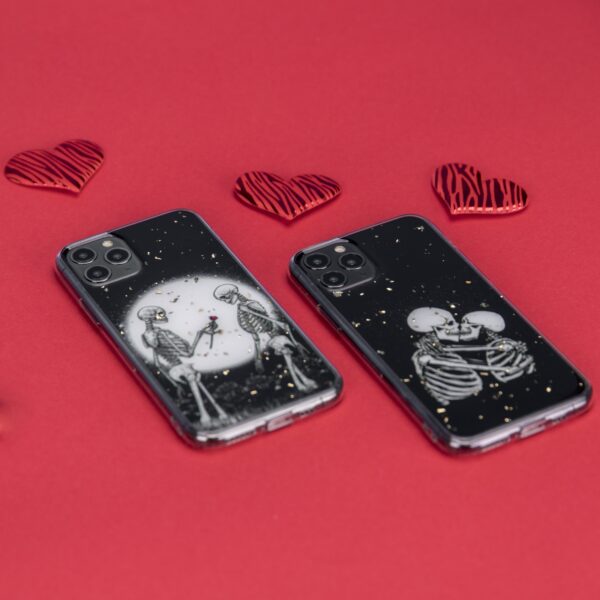 Samsung Galaxy A03s Θήκη Σιλικόνης Romantic Skeletons 2 Case