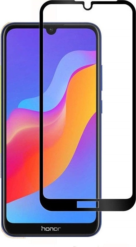 Honor 8A / Huawei Y6 2019 Προστατευτικό Τζαμάκι Μαύρο 3MK HardGlass Max 0.30mm 9H Full Screen Tempered Glass Black