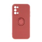 Forcell Samsung Galaxy A03s Finger Grip Θήκη Σιλικόνης - Dusty Rose
