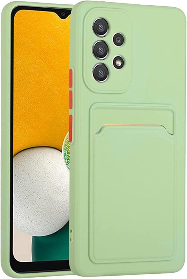 Samsung Galaxy A53 5G Θήκη Σιλικόνης Πράσινη Skin Feel Card Contrast Color Button TPU Phone Case Matcha Green Samsung Galaxy A53 5G Θήκη Σιλικόνης Πράσινη Skin Feel Card Contrast Color Button TPU Phone Case Matcha Green