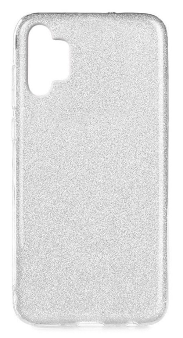 Forcell Samsung Galaxy S22 Ultra 5G Shining Θήκη Σιλικόνης - Silver