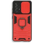 Samsung Galaxy A53 5G Σκληρή Θήκη Κόκκινη Με Σταντ Ring Lens Case Red