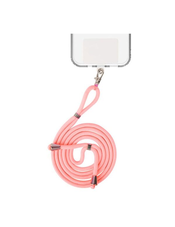 Universal Λουράκι Λαιμού για Smartphone Ροζ