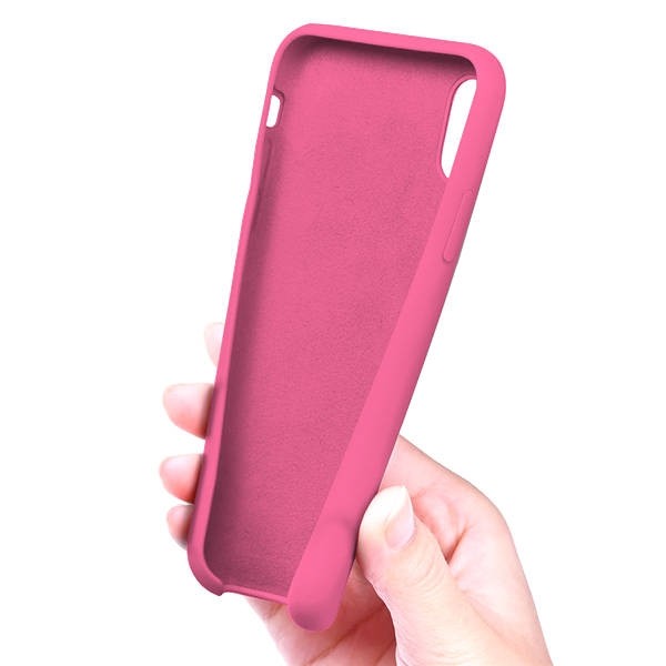 Samsung Galaxy S22 Ultra 5G Θήκη Σιλικόνης Φούξια Vennus Real Smooth Silicone Case Fuchsia
