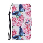Samsung Galaxy A53 5G Θήκη Βιβλίο Λουλούδια Colored Drawing Pattern Flip Case Dragonfly Flower