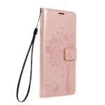 Samsung Galaxy A53 5G Θήκη Βιβλίο Ροζ - Χρυσό Forcell Mezzo Book Case Tree Rose - Gold