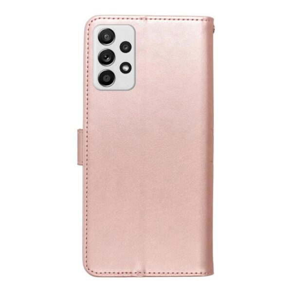 Samsung Galaxy A53 5G Θήκη Βιβλίο Ροζ - Χρυσό Forcell Mezzo Book Case Tree Rose - Gold