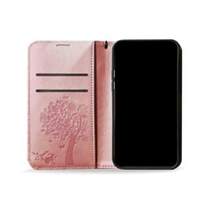 Samsung Galaxy A53 5G Θήκη Βιβλίο Ροζ - Χρυσό Forcell Mezzo Book Case Tree Rose - Gold