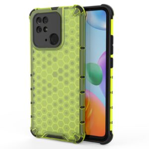 Xiaomi Redmi 10C Θήκη Πράσινη Shockproof Honeycomb PC + TPU Case Green