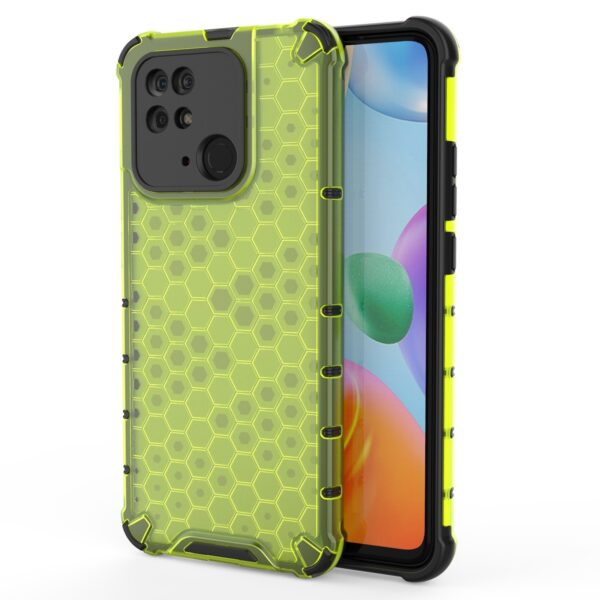 Xiaomi Redmi 10C Θήκη Πράσινη Shockproof Honeycomb PC + TPU Case Green