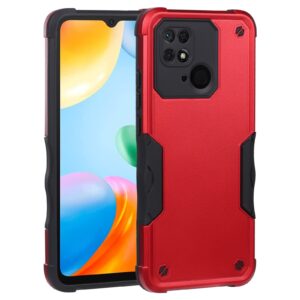 Xiaomi Redmi 10C Σκληρή Θήκη Κόκκινη Non-slip Armor Phone Case without Ring Holder Red