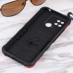 Xiaomi Redmi 10C Σκληρή Θήκη Κόκκινη Non-slip Armor Phone Case without Ring Holder Red