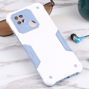 Xiaomi Redmi 10C Σκληρή Θήκη Λευκή Non-slip Armor Phone Case without Ring Holder White