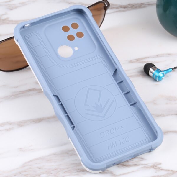 Xiaomi Redmi 10C Σκληρή Θήκη Λευκή Non-slip Armor Phone Case without Ring Holder White