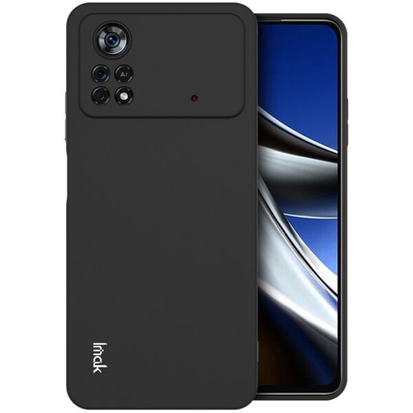 Xiaomi Poco X4 Pro 5G Θήκη Σιλικόνης Μαύρη IMAK UC-3 Series Shockproof Frosted TPU Phone Case Black Xiaomi Poco X4 Pro 5G Θήκη Σιλικόνης Μαύρη IMAK UC-3 Series Shockproof Frosted TPU Phone Case Black