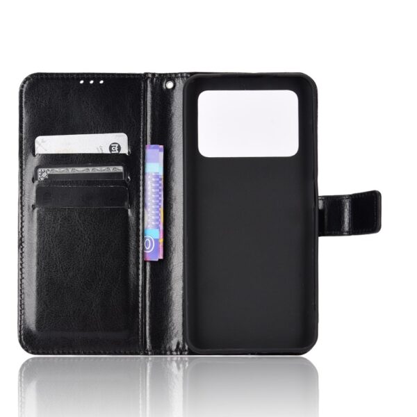 Xiaomi Poco X4 Pro 5G Θήκη Βιβλίο Μαύρο Crazy Horse Texture Horizontal Flip Phone Case Black