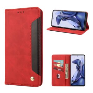 Xiaomi Poco X4 Pro 5G Θήκη Βιβλίο Κόκκινο Skin Feel Magnetic Splicing Phone Case Red