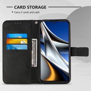 Xiaomi Poco X4 Pro 5G Θήκη Βιβλίο 3D Painting Horizontal Flip Case Skull