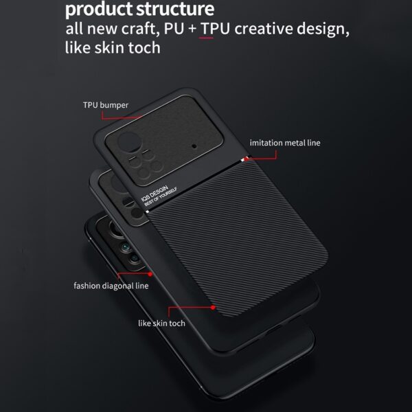 Xiaomi Poco X4 Pro 5G Θήκη Μαύρη Classic Tilt Magnetic Phone Case Black