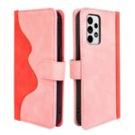 Samsung Galaxy A33 5G Θήκη Βιβλίο Ροζ Stitching Horizontal Flip Phone Case Pink
