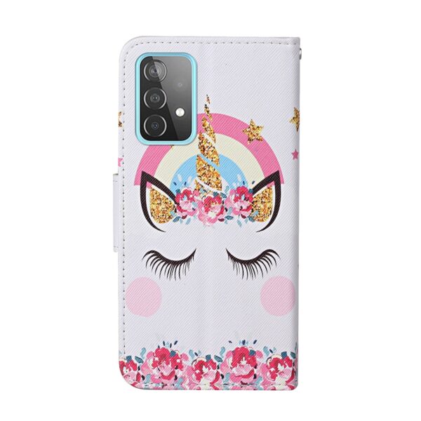 Samsung Galaxy A33 5G Θήκη Βιβλίο Colored Drawing Pattern Flip Case Crown Unicorn