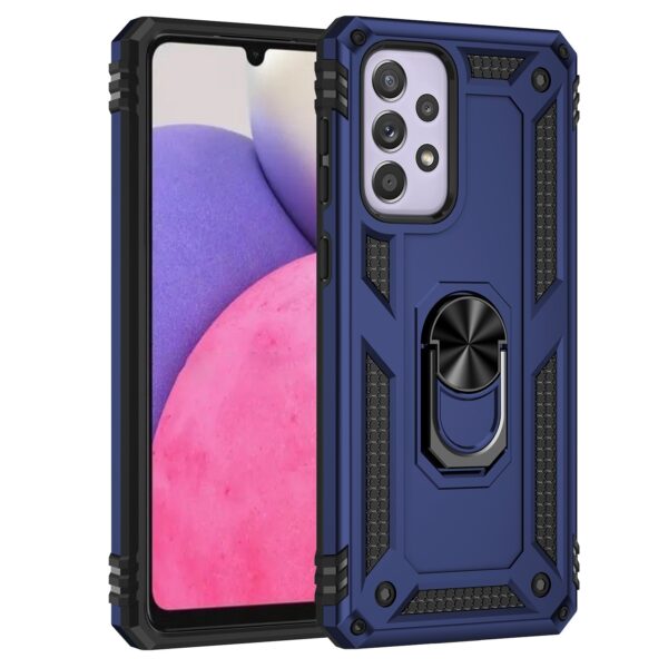 Samsung Galaxy A33 5G Θήκη Μπλε Με Σταντ Shockproof TPU + PC Phone Case Blue