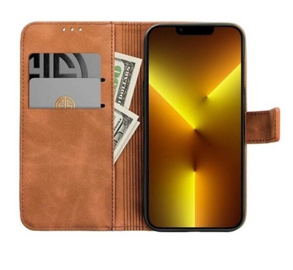 Tel1 Samsung Galaxy A13 4G Tender Θήκη Βιβλίο - Brown