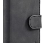 DG.MING Samsung Galaxy S22 Plus 5G Retro Oil Side Horizontal Θήκη Βιβλίο - Black