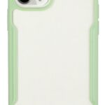 Forcell iPhone 12 mini Shockproof Θήκη Με Πλαίσιο Σιλικόνης Διάφανη - Avocado