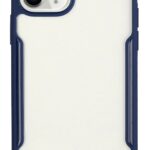 Forcell iPhone 12 Pro Max Θήκη Με Πλαίσιο Σιλικόνης Διάφανη - Blue