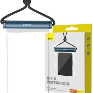 Baseus Αδιάβροχη Θήκη Transparent Waterproof Bag έως 7.2" Μπλε