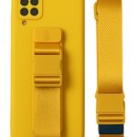 Forcell Samsung Galaxy A12 / M12 Rope Case Θήκη Σιλικόνης - Yellow