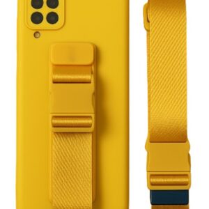 Forcell Samsung Galaxy A12 / M12 Rope Case Θήκη Σιλικόνης - Yellow