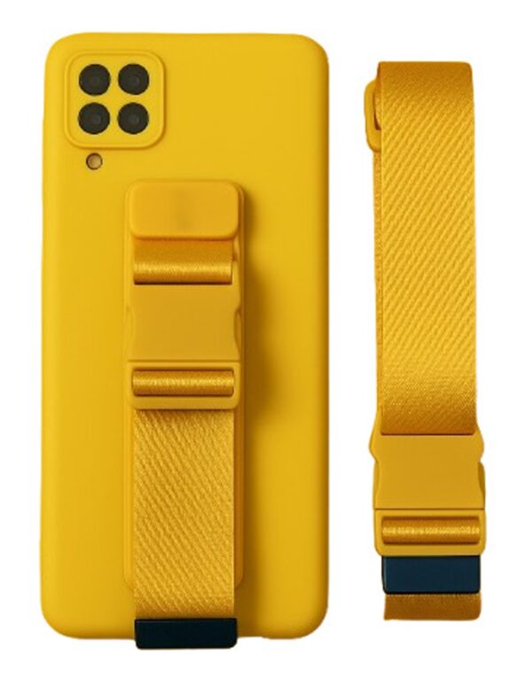 Forcell Samsung Galaxy A12 / M12 Rope Case Θήκη Σιλικόνης - Yellow