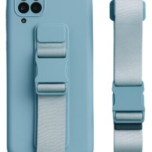 Forcell Samsung Galaxy A12 / M12 Rope Case Θήκη Σιλικόνης - Blue