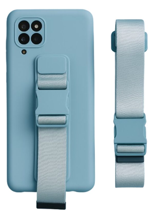 Forcell Samsung Galaxy A12 / M12 Rope Case Θήκη Σιλικόνης - Blue