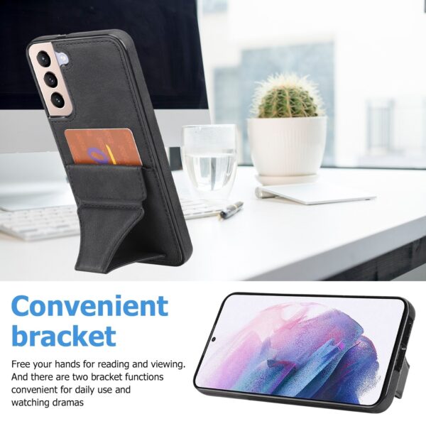 Samsung Galaxy S22 Plus 5G Θήκη Μαύρη Ultra-thin Shockproof Phone Case with Holder Black