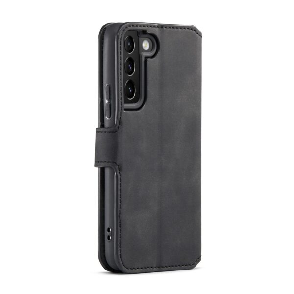 Samsung Galaxy S22 Plus 5G Θήκη Βιβλίο Μαύρο DG.MING Retro Oil Side Horizontal Flip Case Black