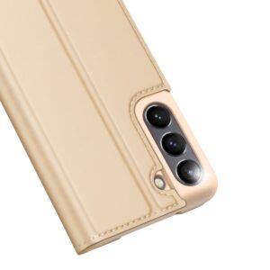 Samsung Galaxy S21 FE 5G Θήκη Βιβλίο Χρυσό Dux Ducis Skin Pro Book Case Gold