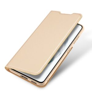 Samsung Galaxy S21 FE 5G Θήκη Βιβλίο Χρυσό Dux Ducis Skin Pro Book Case Gold