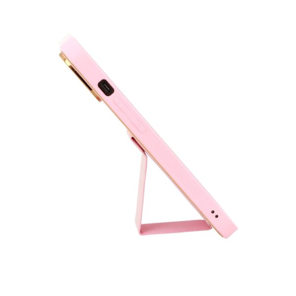 Samsung Galaxy S22 Plus 5G Θήκη Ροζ Tel Protect Leather Luxury Stand Case Pink