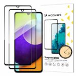 Samsung Galaxy A33 5G Προστατευτικό Τζαμάκι 2 TEMAXIA Μαύρο Wozinsky Full Glue Full Face Tempered Glass Black