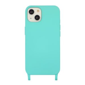 iPhone 12 Pro Max Θήκη με Λουράκι Crossbody Lanyard Elastic Silicone Phone Case Blue