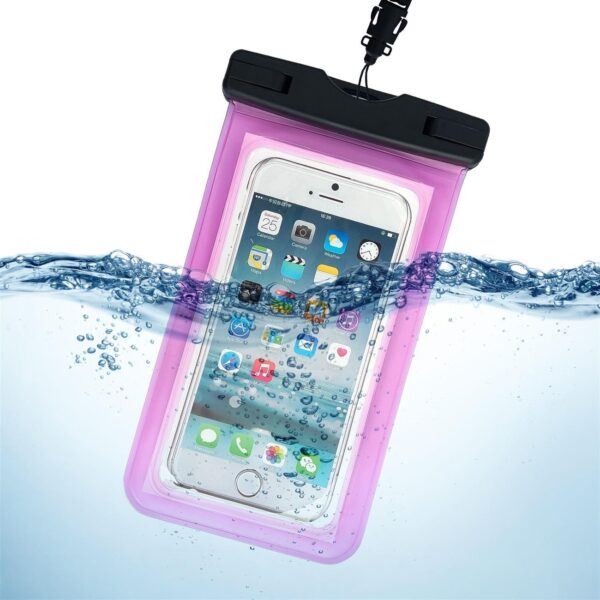 Αδιάβροχη Θήκη Hurtel για Κινητά έως 6.7'' Universal Waterproof Phone Case Pink