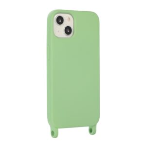 iPhone 13 Pro Θήκη με Λουράκι Crossbody Lanyard Elastic Silicone Phone Case Matcha Green