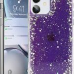 iPhone 12 mini Θήκη Σιλικόνης Μωβ Brilliant Clear Case Purple