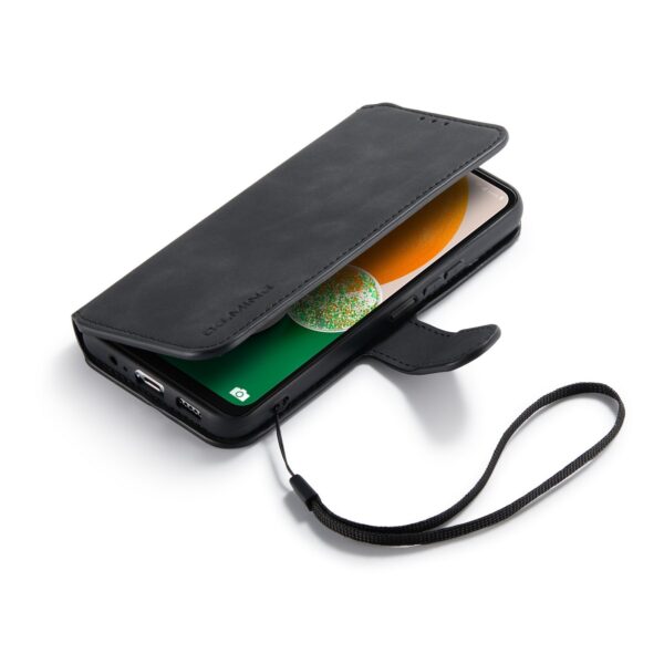 Samsung Galaxy A13 4G Θήκη Βιβλίο Μαύρο DG.MING Retro Oil Edge Flip Phone Case Black